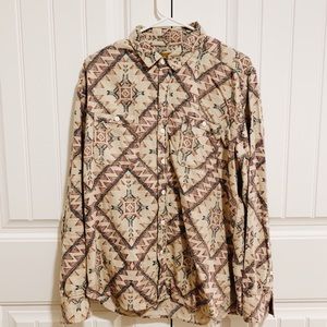 Urban Outfitters Western Print Shirt